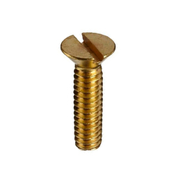 	TORNILLO MAQUINA CABEZA PLANA SENCILLA LATON	