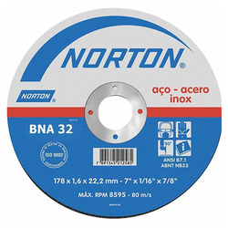 	DISCO DE CORTE INOXIDABLE - NORTON	