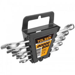 JUEGO LLAVE COMBINADA 8 AL 19MM 5PZ